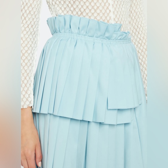 Wnderkammer Asymmetric Long Pleats Midi Skirt - Picture 2 of 13